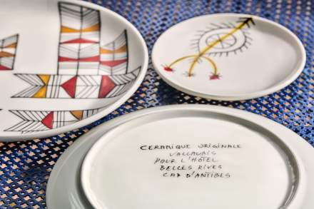 Assiettes céramique Vallauris